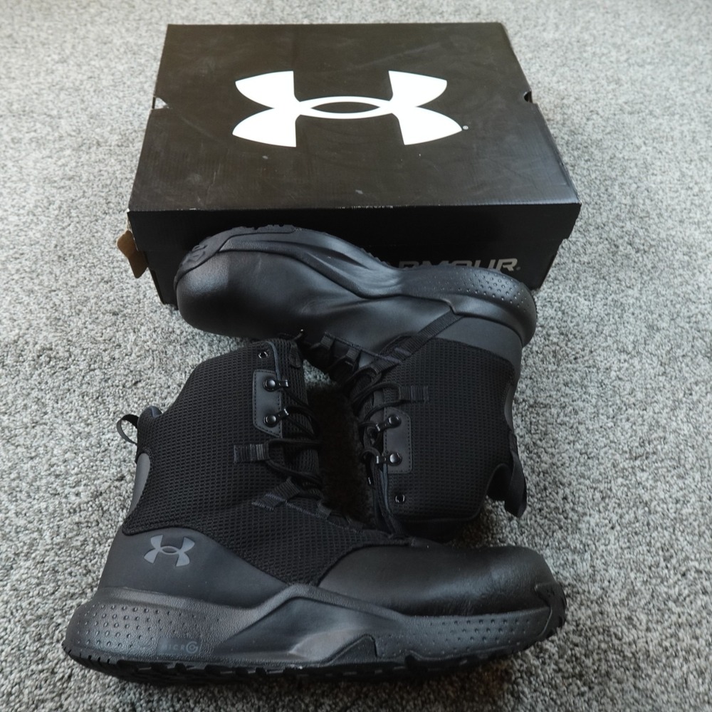 Under Armour Boots Mens 14 Black UA Micro G Stellar Protect Tactical Combat Army
